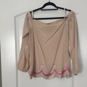 Or maybe twice lily pulls her cold shoulder silk top